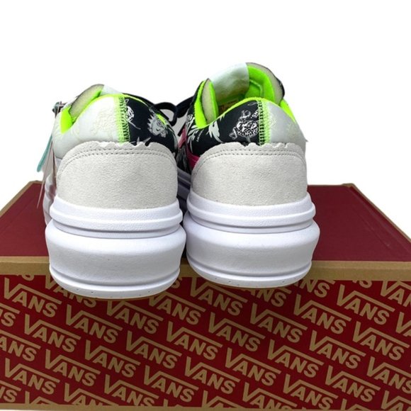 VANS Old Skool Overt CC Shoes Men Low Suede Canvas White Multi Skate VN0A7Q5E6GL - Picture 7 of 10